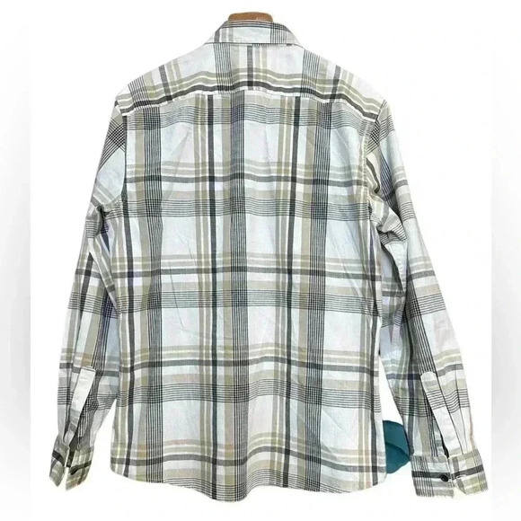 Wrangler Men’s Long Sleeve Button Down Plaid Shirt Size L - Picture 2 of 4